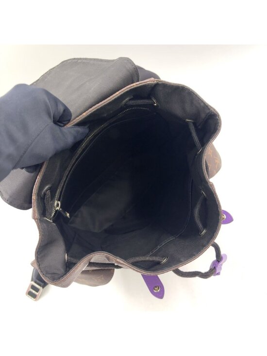 Louis Vuitton Christopher PM Monogram Macassar Leather Purple Brown Black main image 5